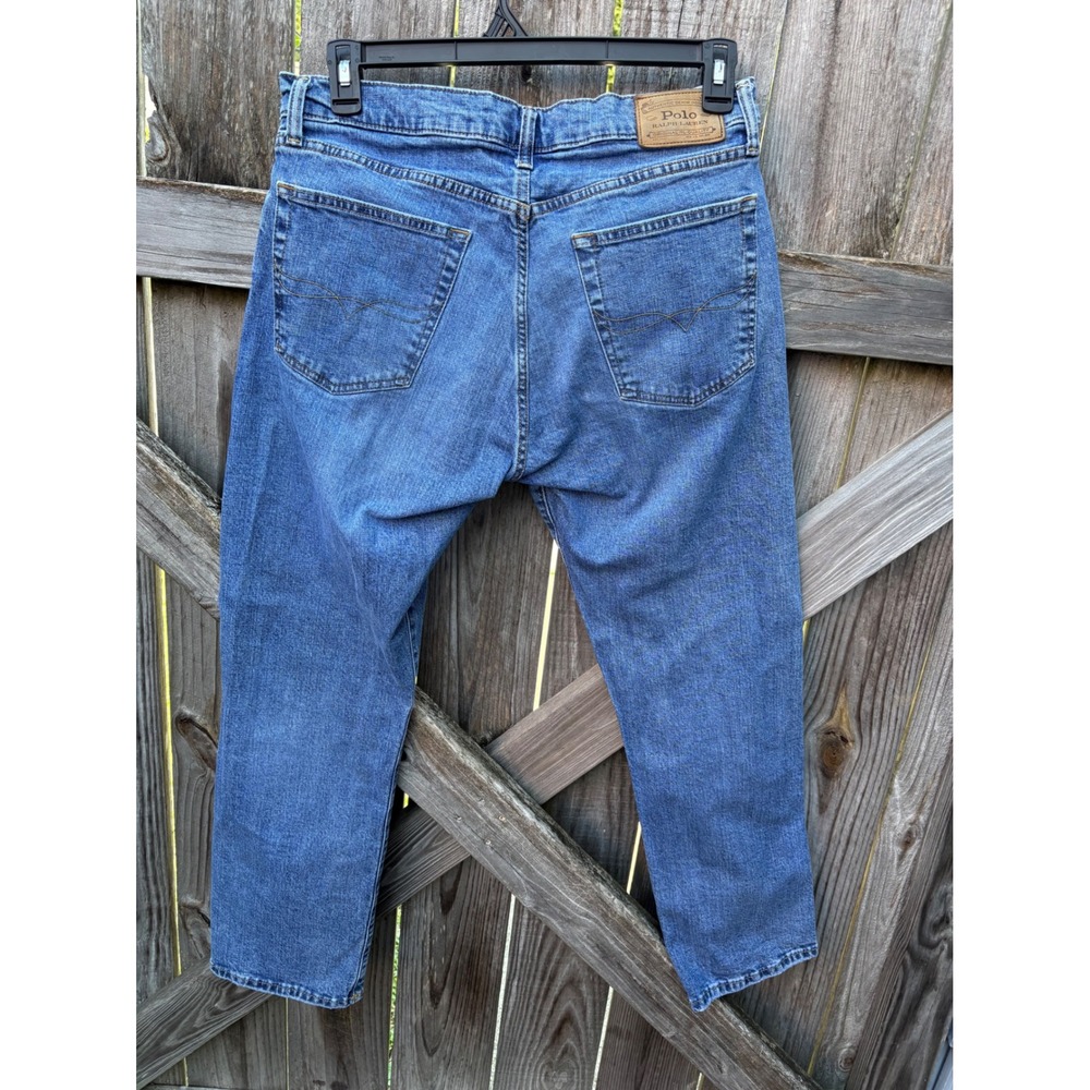 Polo Ralph Lauren Hampton Relaxed Straight Jeans Blue Denim 33x30 710726962001